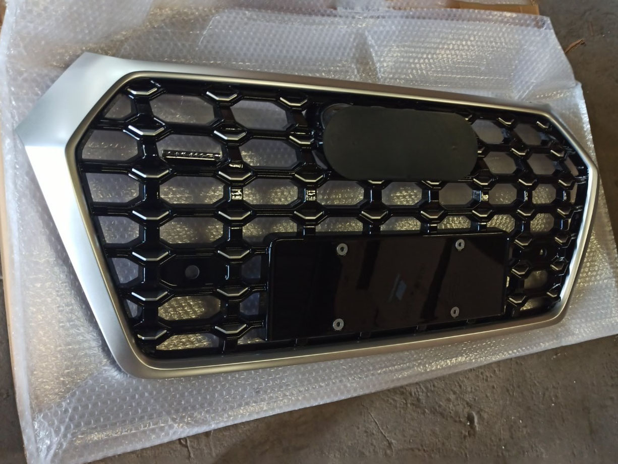 Audi Q5 FY 2016-2020 Front Grill, Honeycomb Grill, RSQ5 Silver Quattro Style
